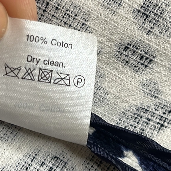 J.Crew Blue White Leopard zipper front Collarless Career Spring Blazer Jacket - Picture 6 of 15